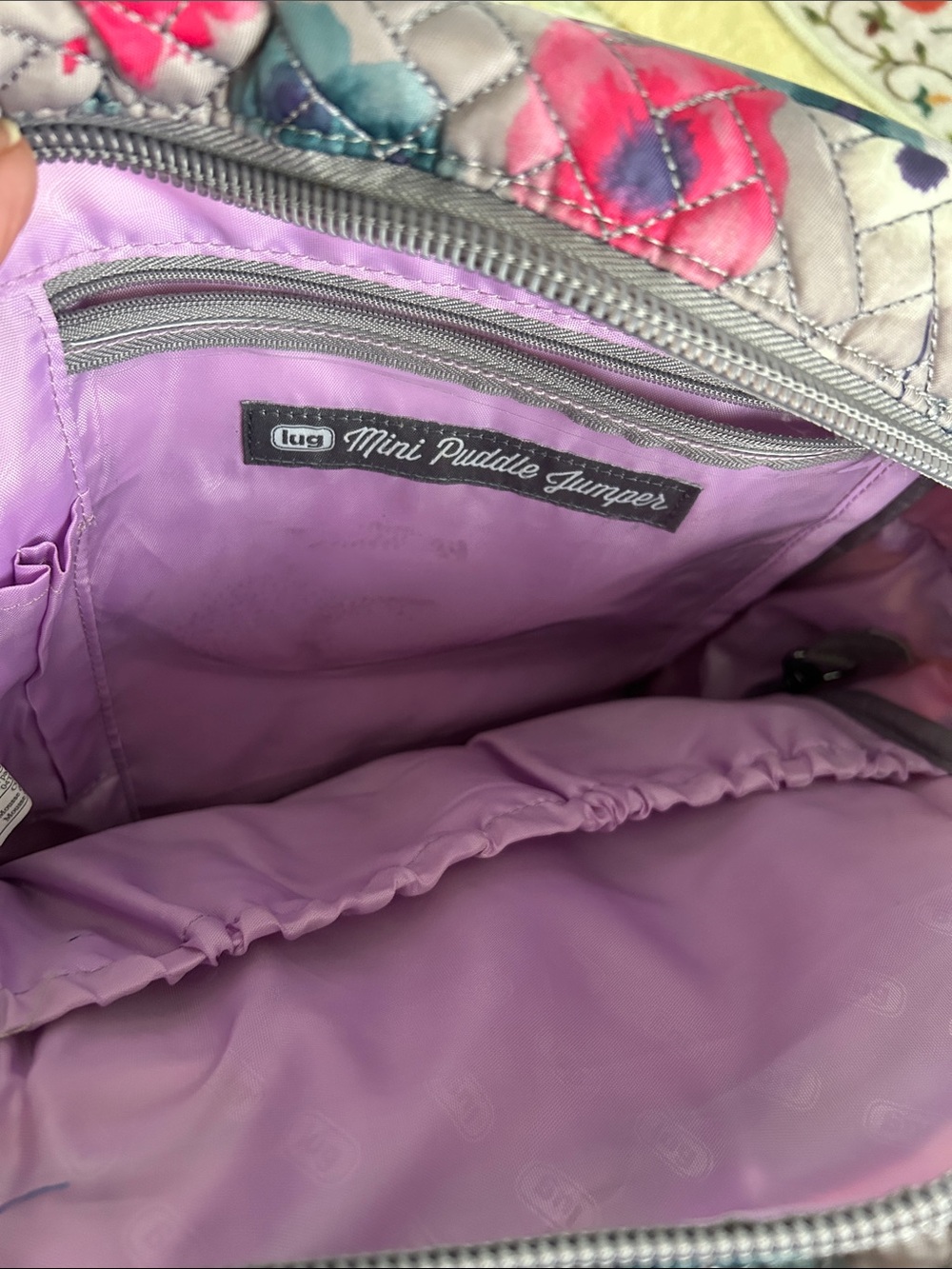 lug mini puddle jumper - Pink Gray Teal - Picture 4 of 7